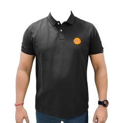 Rare Rabbit Signature Polo T-shirt black